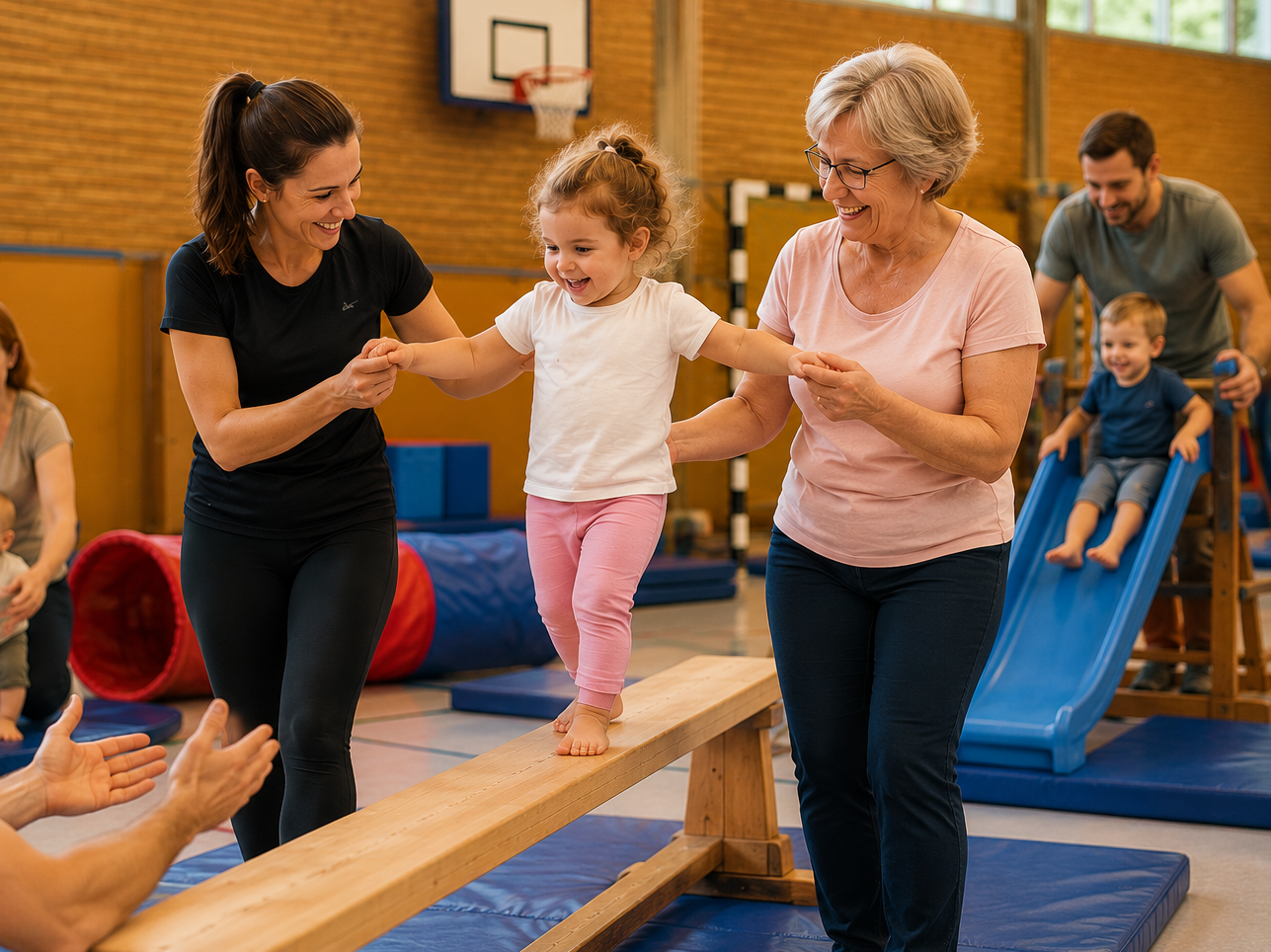 Eltern-Kind-Turnen der SG Bruchköbel für Kinder bis 4 Jahre